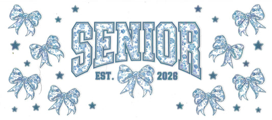 Blue Floral Senior 2026 3