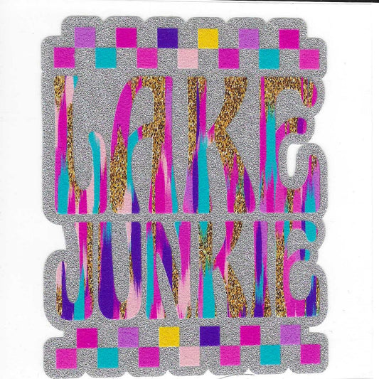 Lake Junky Glitter Decal