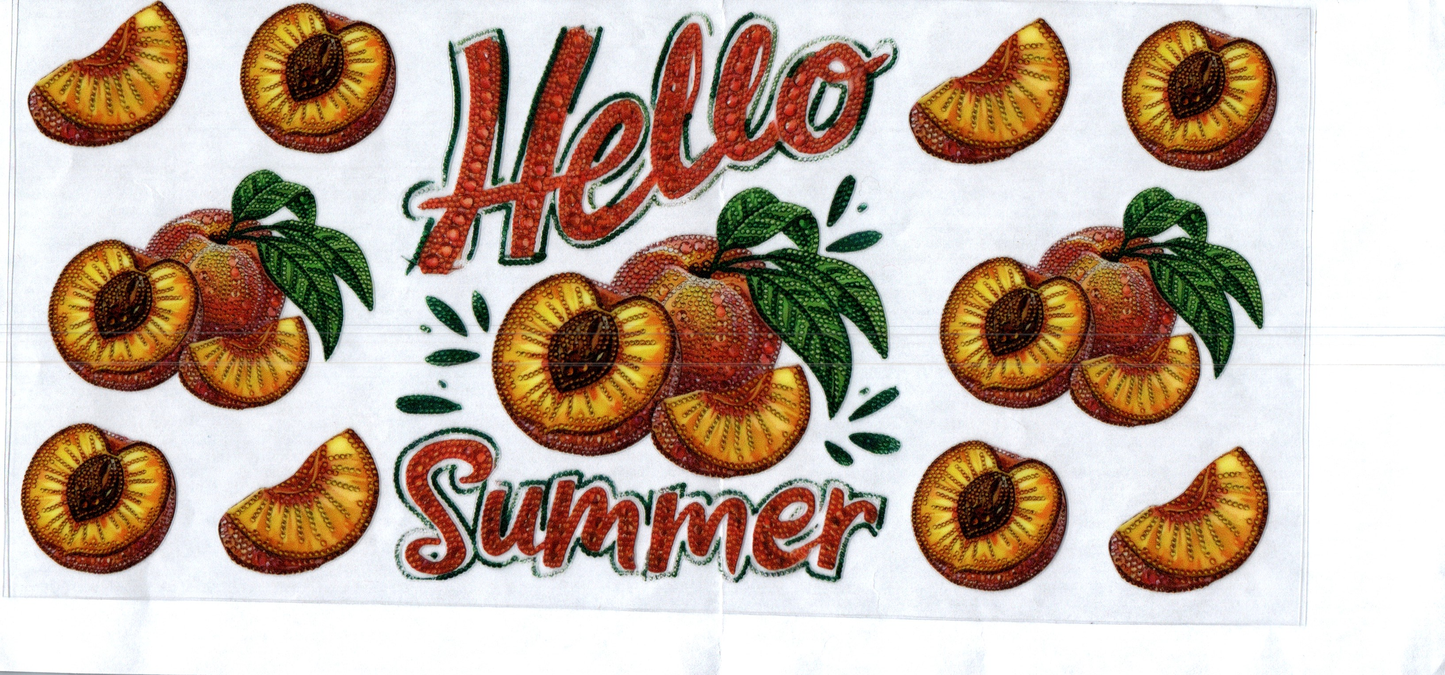 16 oz Hello Summer w/peaches Summer 20