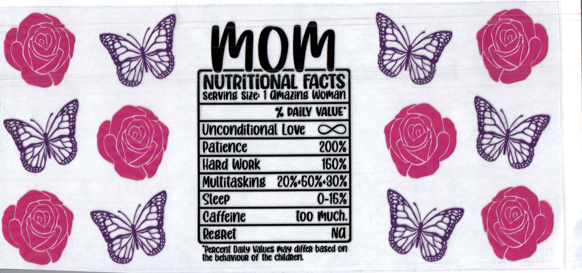 16 oz mom nutritional facts assorted 20