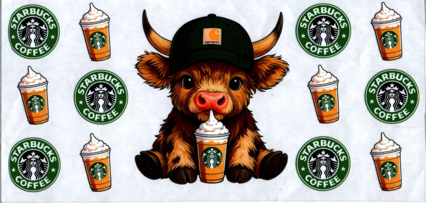 16 oz SB Coffee cow w/Chartt hat 204