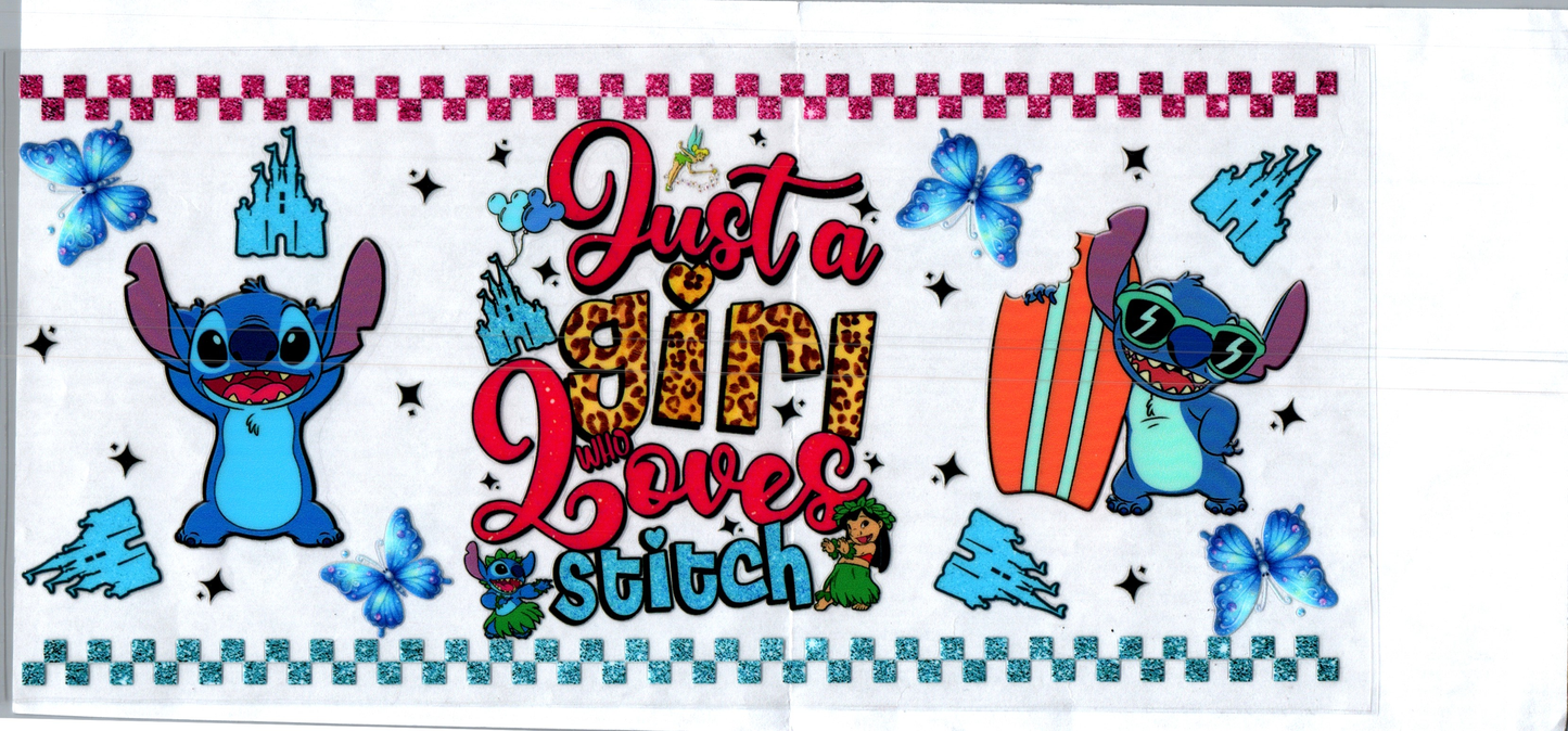 16 oz Just a girl who loves blue guy Movies/Tv 20