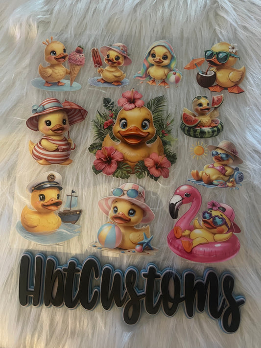 Summer Ducky Element 10 x 10