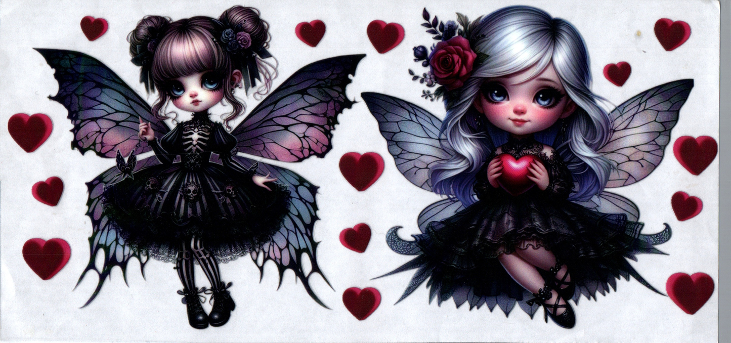 16 oz Dark Little Girl Fairies