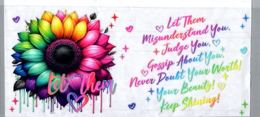 16oz Let Them Rainbow Inspirational