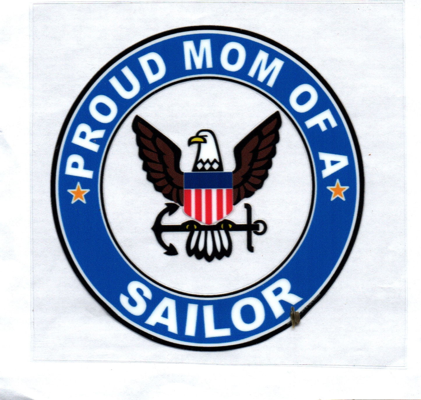 Proud Mom of a Sailor Decal
