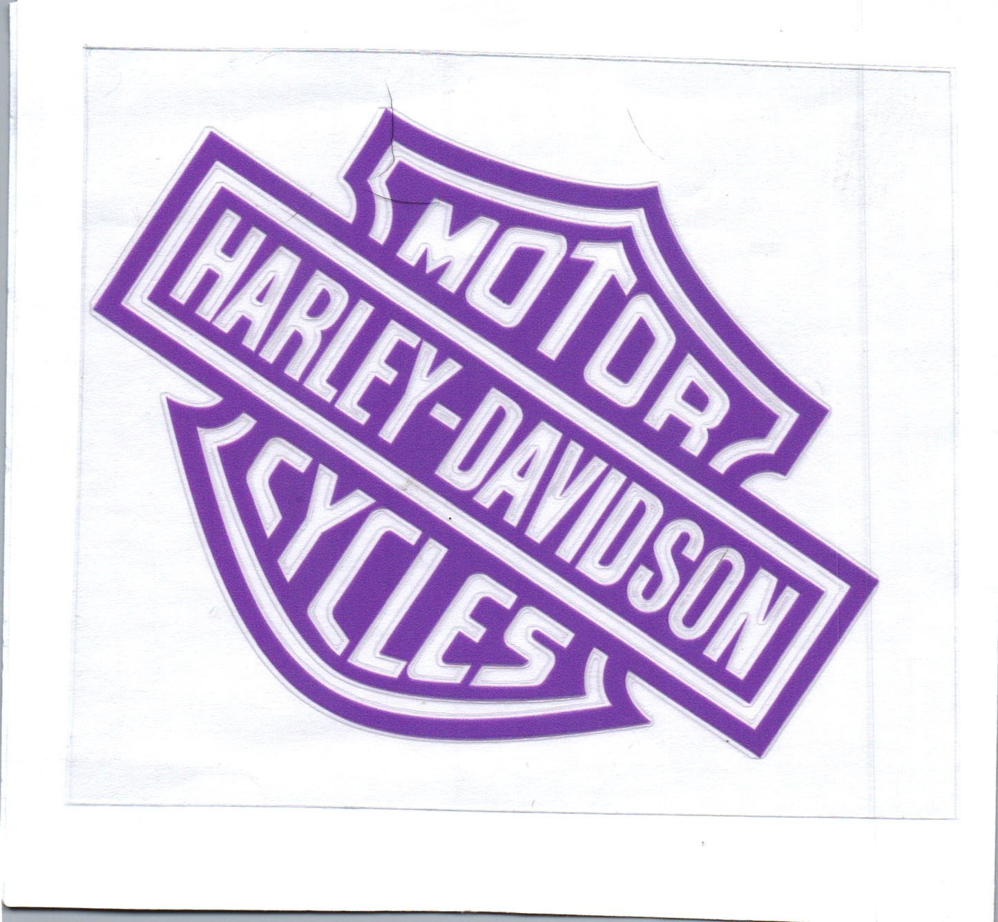 Purple HD Logo Decal 21