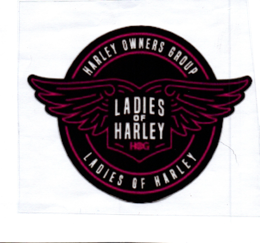 Pink & Black  Ladies Of HD Decal 22