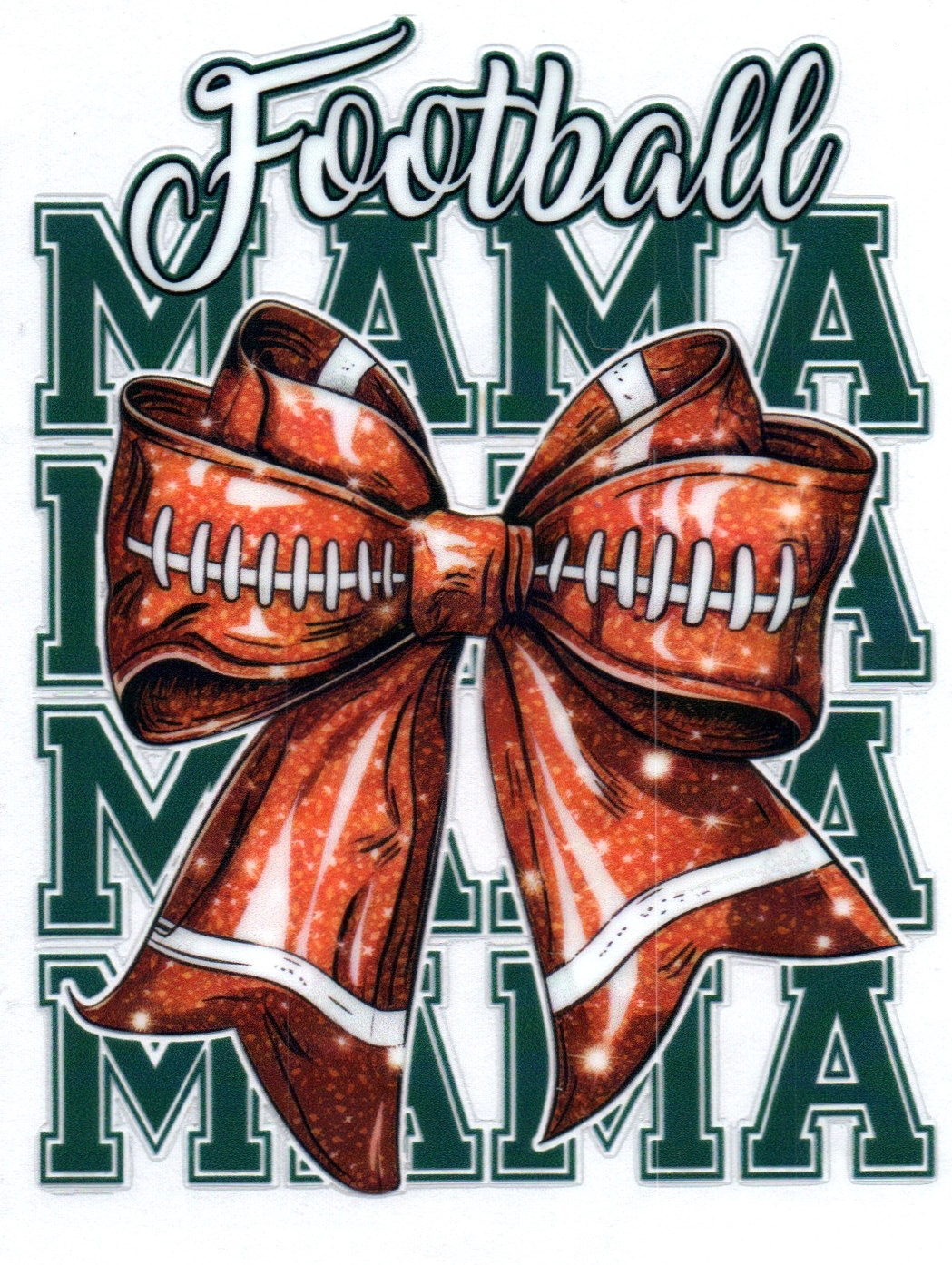 Football Mama Single Decal 2