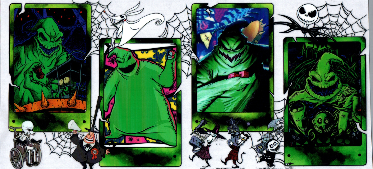16oz Oogie Boogie green cards 2