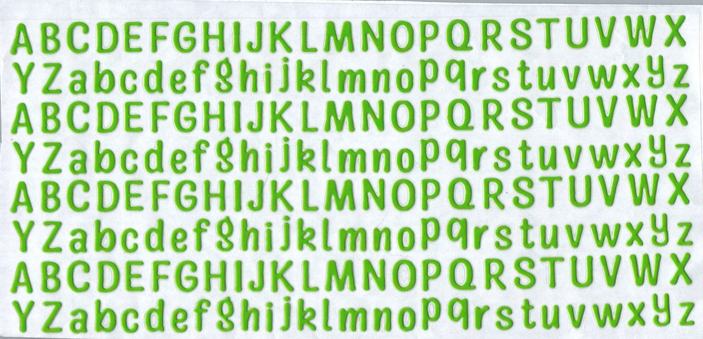 16 oz Green Letters 23