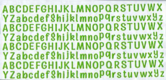 16 oz Green Letters 23