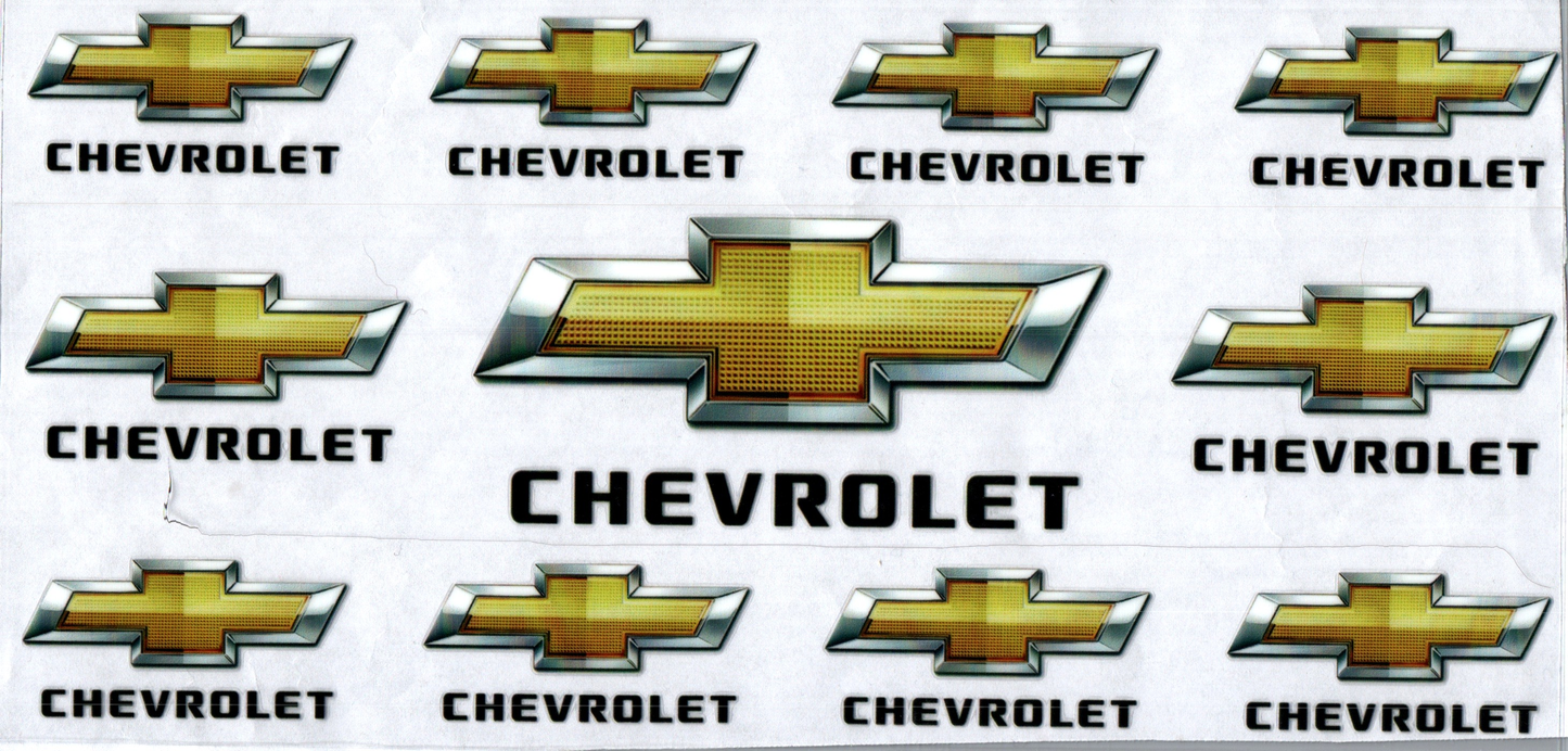 16oz Chevrolet 2 Car Emblem