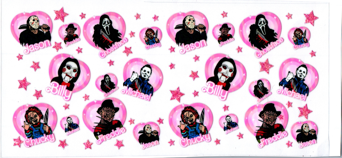 5 light pink horror guys Horror 23