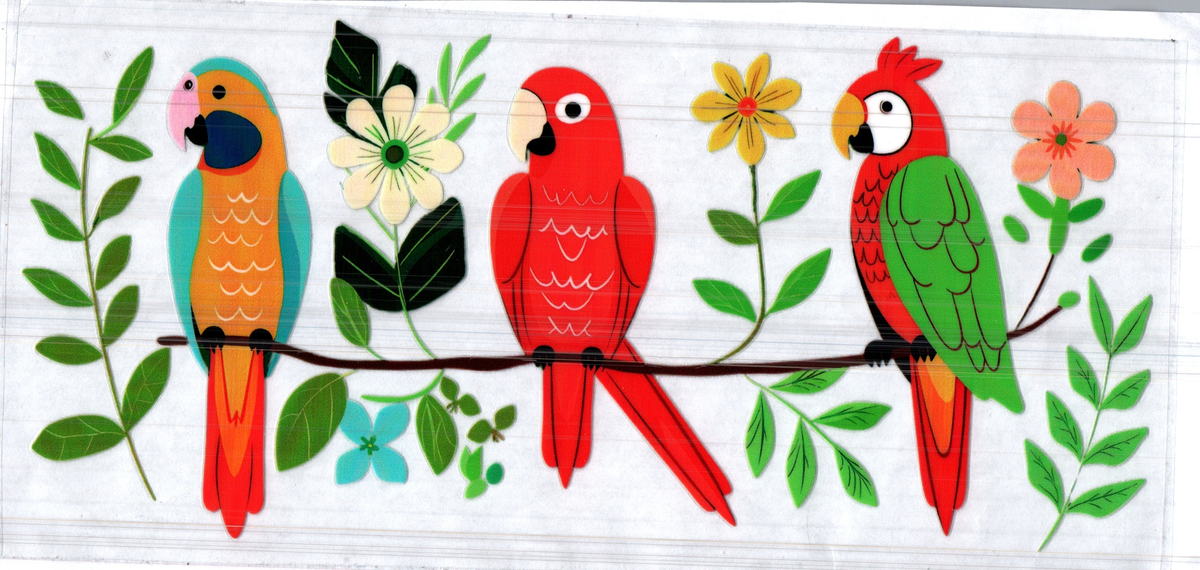 16 oz parrots assorted 232