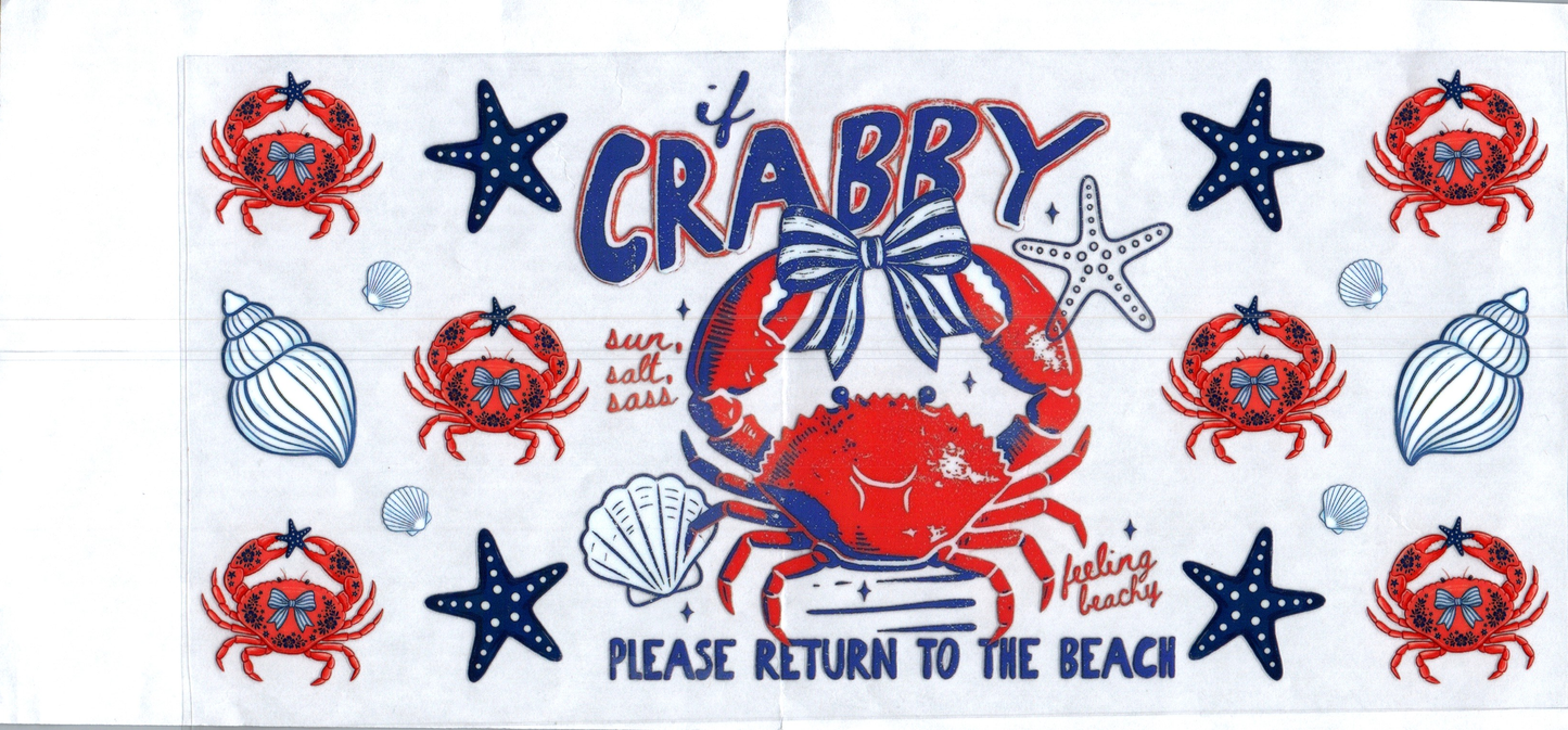 16 oz RWB If crabby please return to beach Summer 23