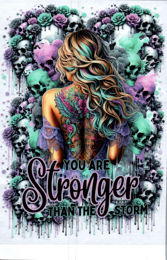 You are stronger than the storm A5 23