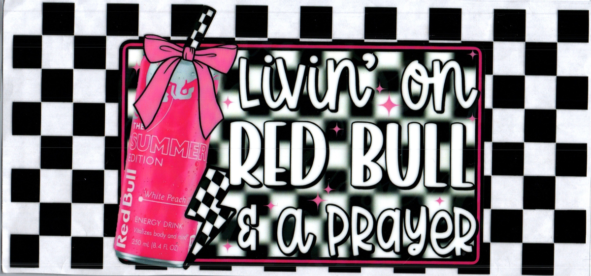 16oz checker livin on red bull and a prayer 235