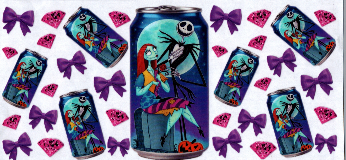 16oz jack sally pop can diamonds and bows 23