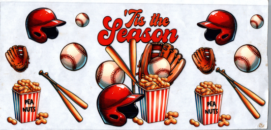 16 oz 2- 'Tis the season baseball 24