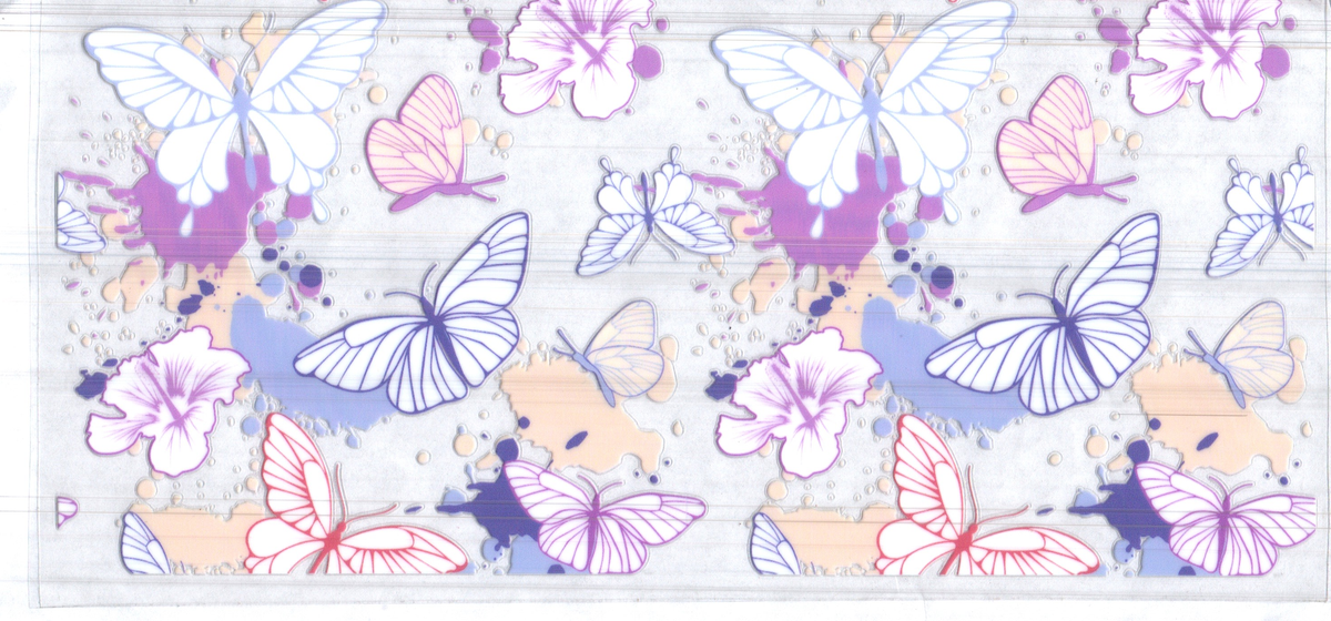 16 oz purple blue butterflies assorted 243