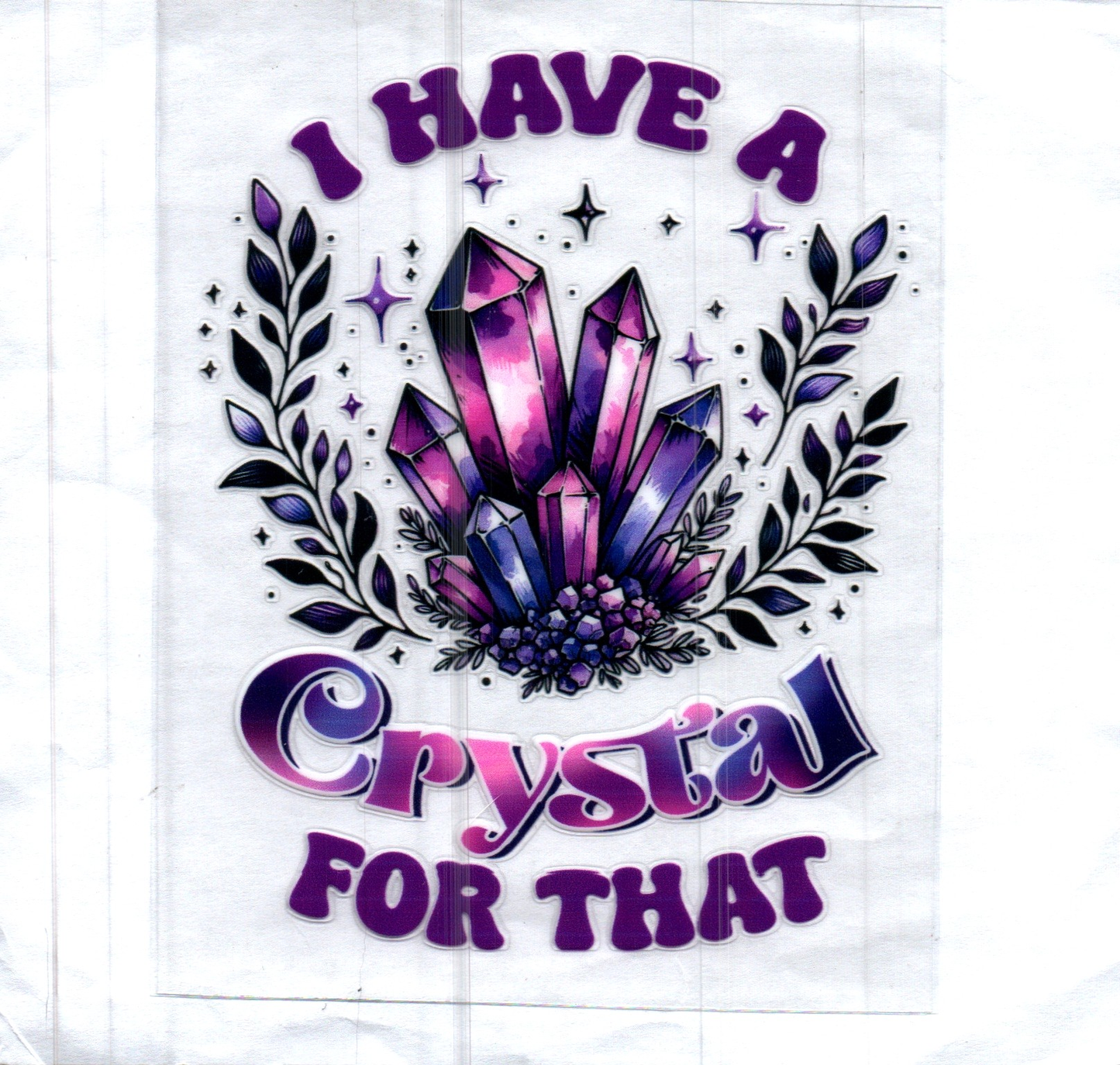 I have a Crystal for that Decal