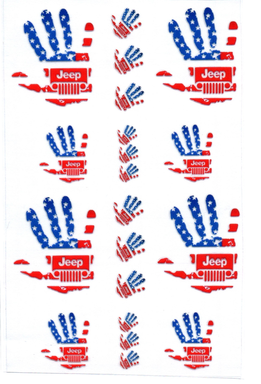 RWB Jeep Hand Stanley Key Chain Wrap Double 24