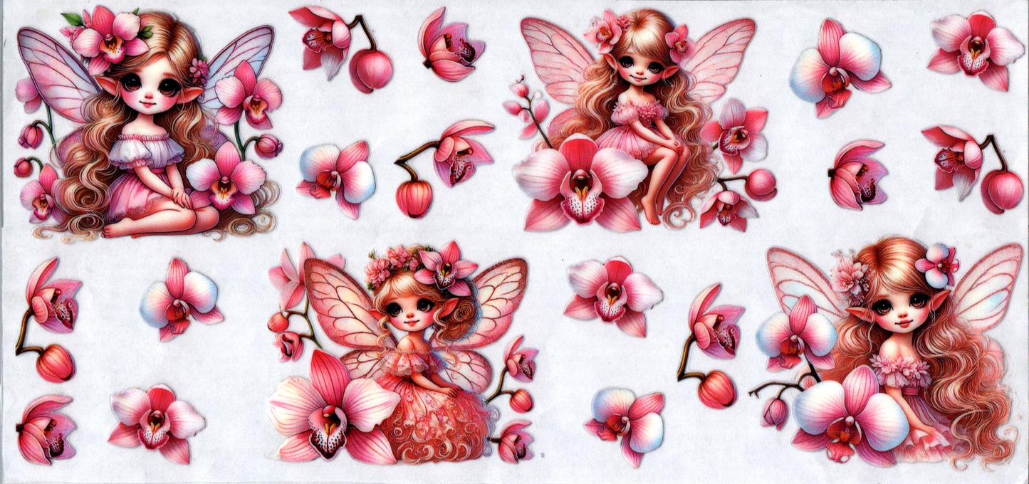 16 oz Fairy with cherry blossom