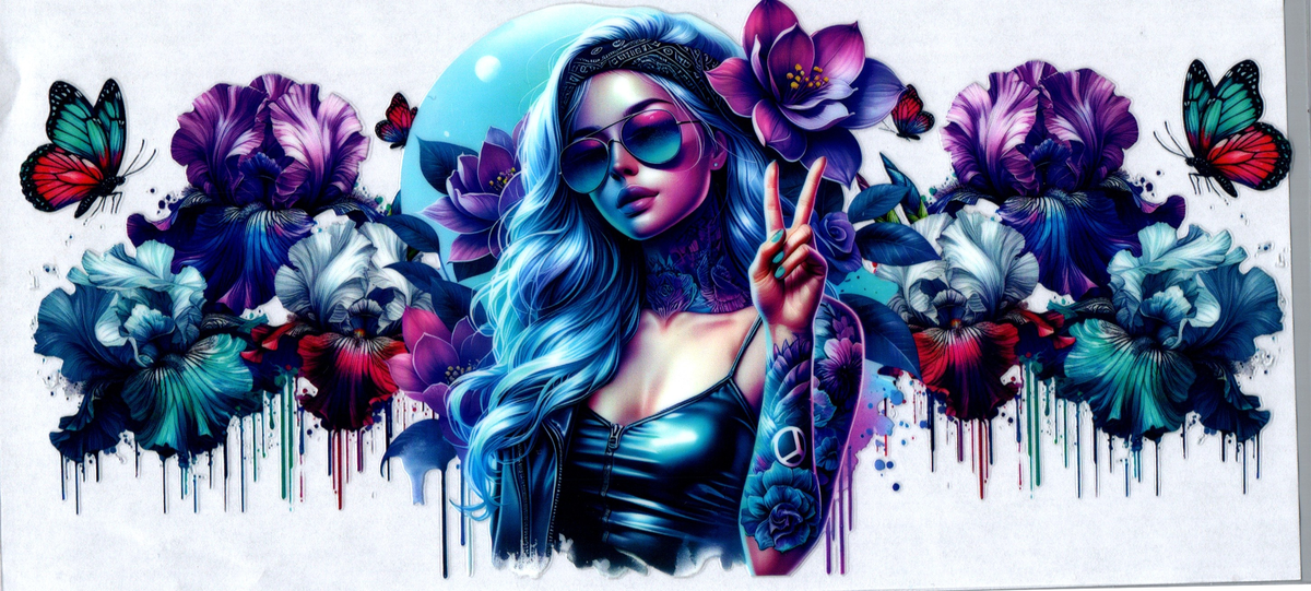 16 oz Tattoo Girl 25