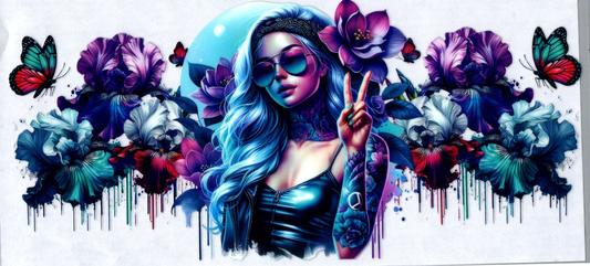 16 oz Tattoo Girl 25