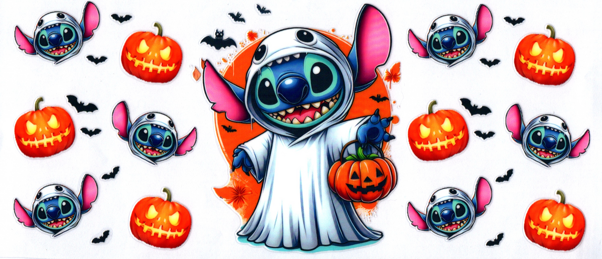 16oz blue guy ghost costume Halloween 25