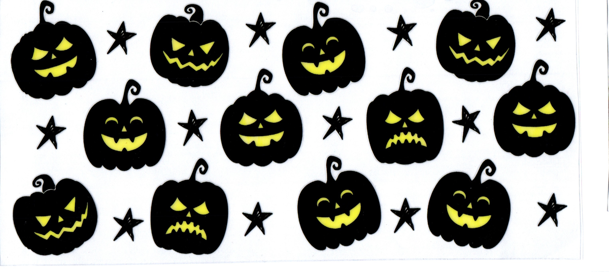 16oz black carved jack o lanterns & stars halloween 25