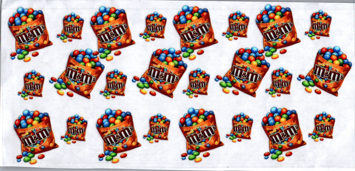 16oz bags of colored m&ms 254