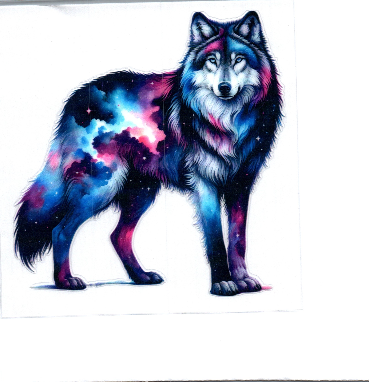 Galaxy Wolf Single Decal 25