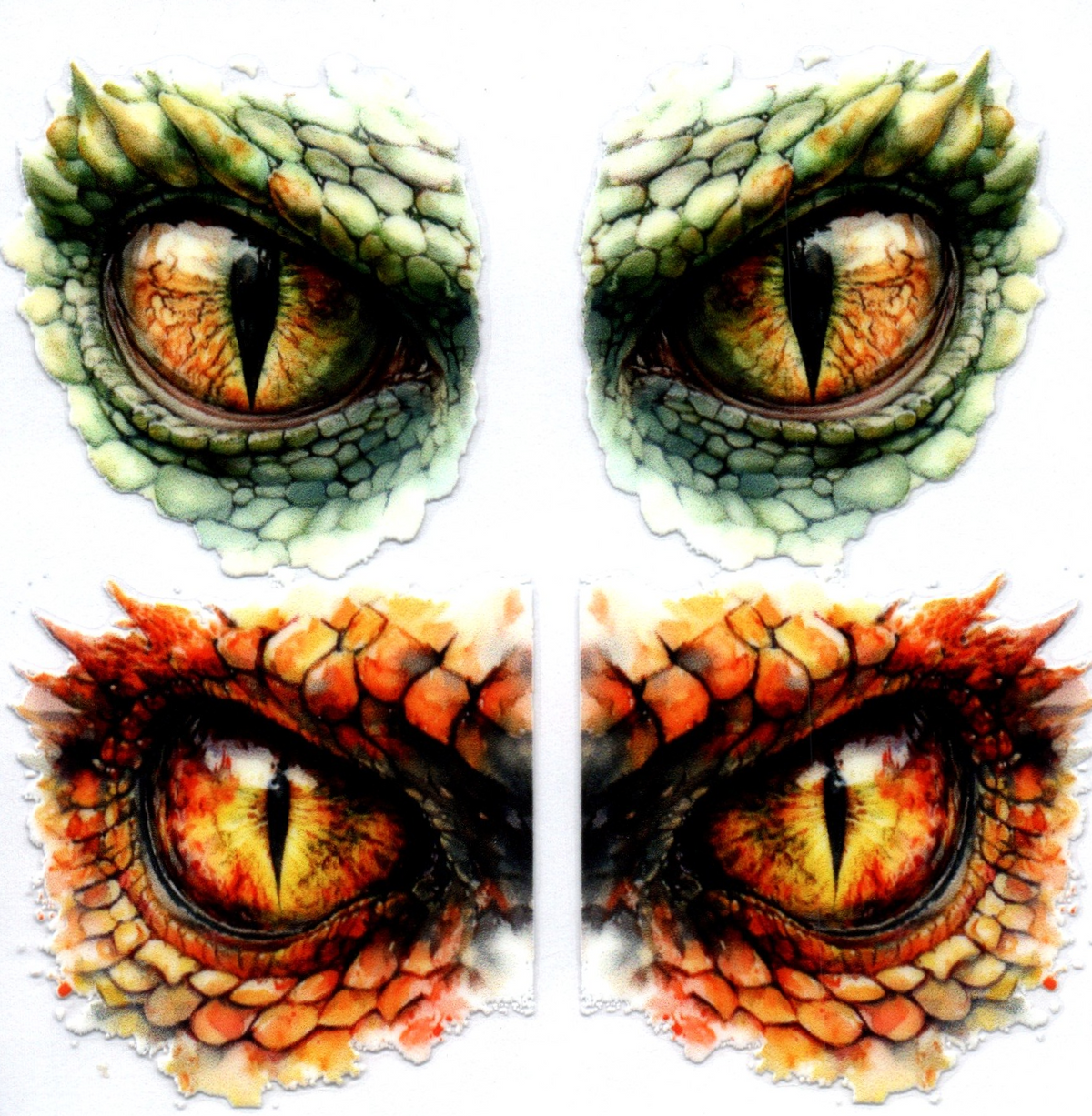 Dragon Eyes 2 Single Decal