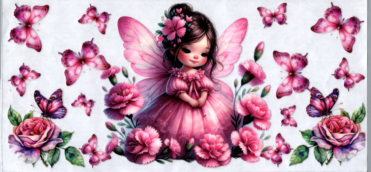 16 oz Little Fairy in pink dress