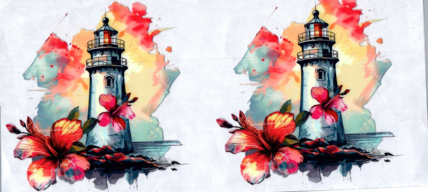 16 oz Lighthouses 26 2 Decals
