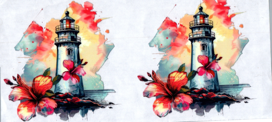 16 oz Lighthouses 26 2 Decals