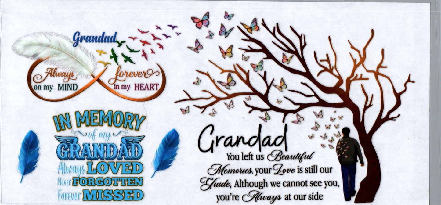 16 oz In Memory Grandad