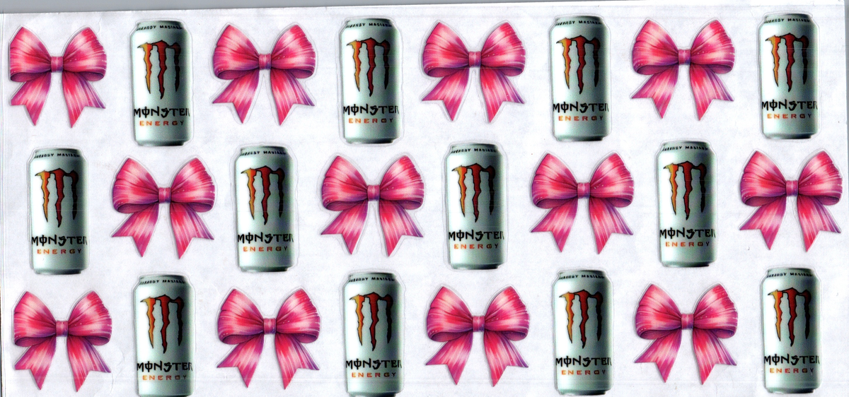 16oz orange monster energy pink bows 260