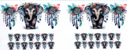 Elephant & dream catchers Key Chain Wrap Double 26