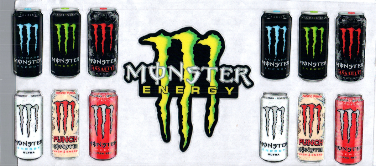16oz green monster logo flavors monster energy 267