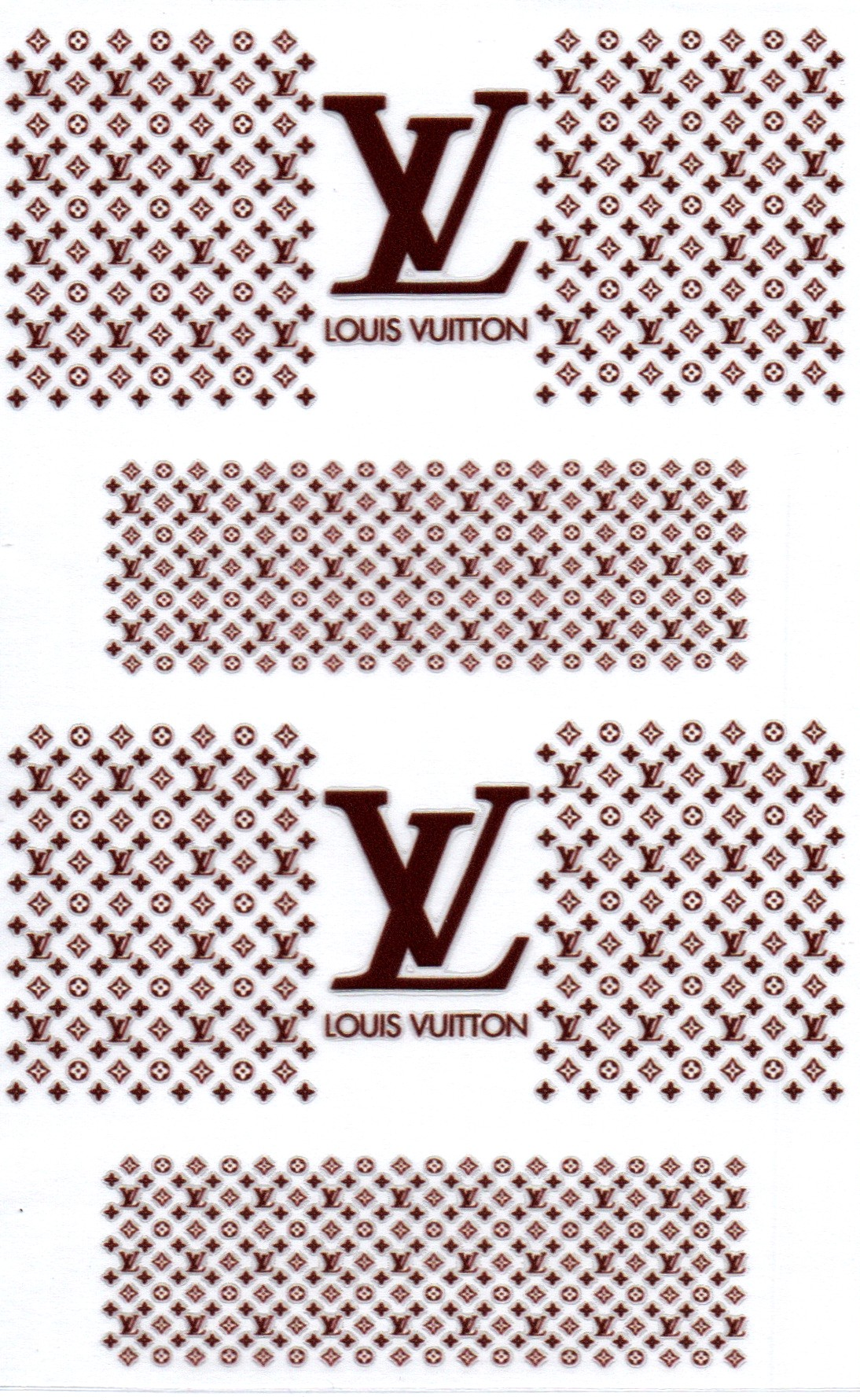 VL Brown Designer Stanley Key Chain Wrap Double 27