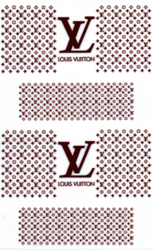 VL Brown Designer Stanley Key Chain Wrap Double 27