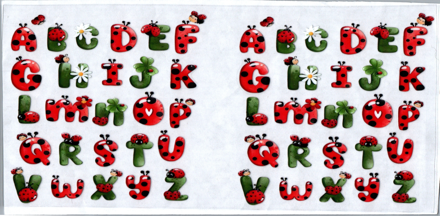 16 oz Ladybug Letters 28