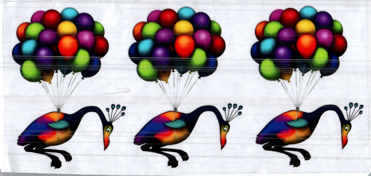 16 oz balloons holding birds assorted 280