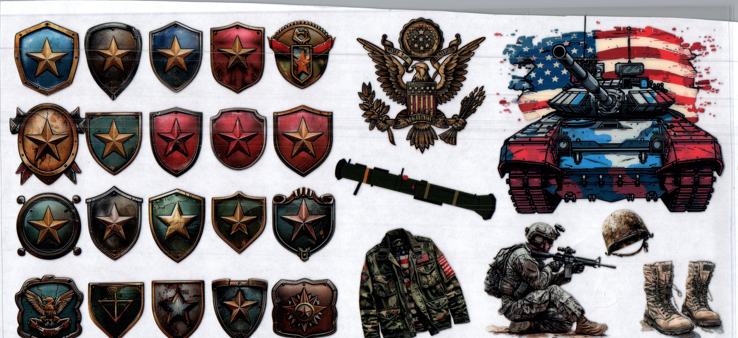 16 oz Military Medals 23