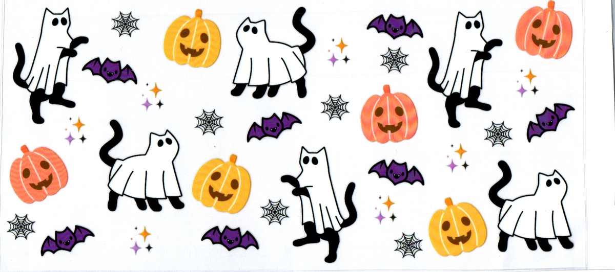16oz black cat ghosts bats & pumpkins halloween 28