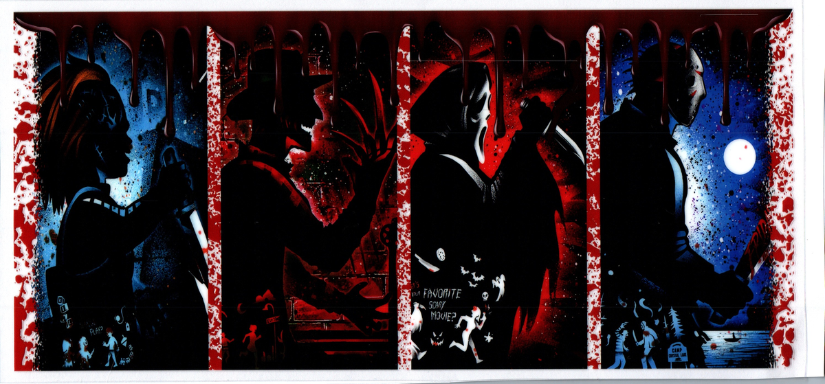 Blood Drip Box Shadow Horror Guys Horror 28