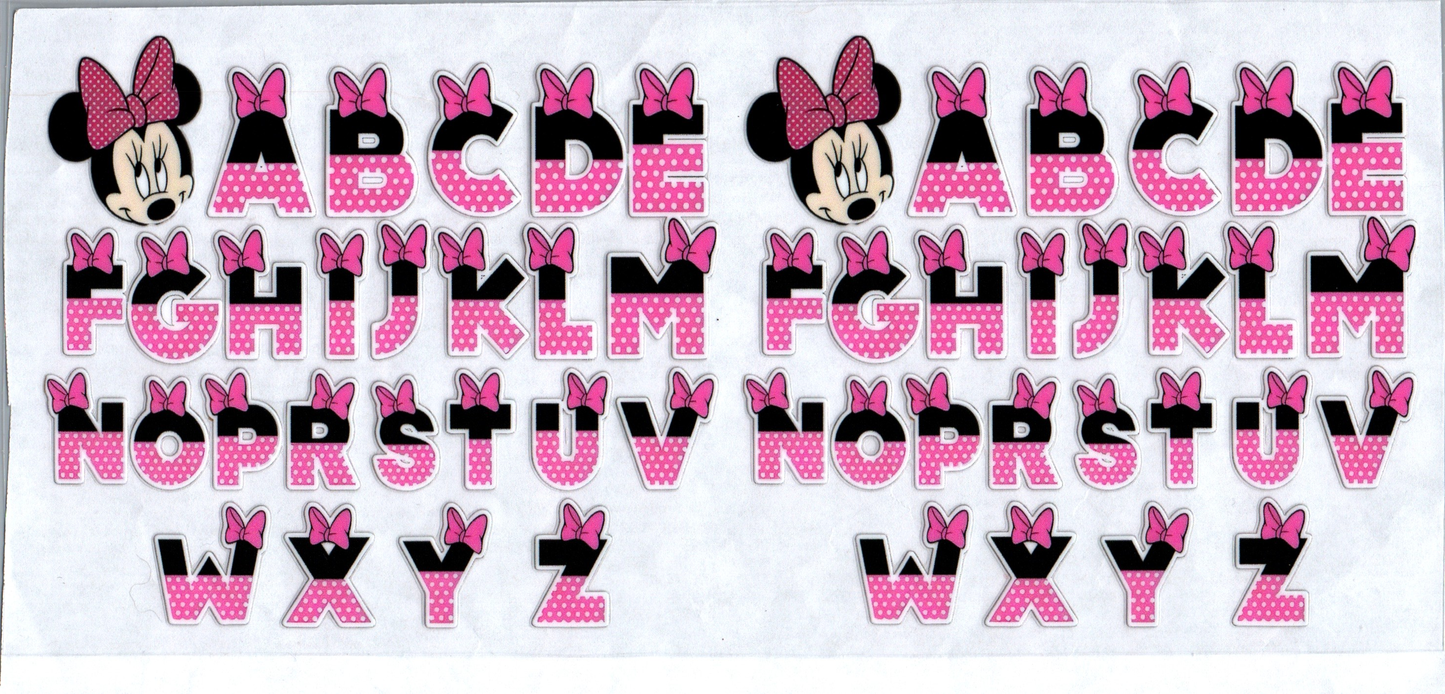 16 oz Girl Mouse Letters 29